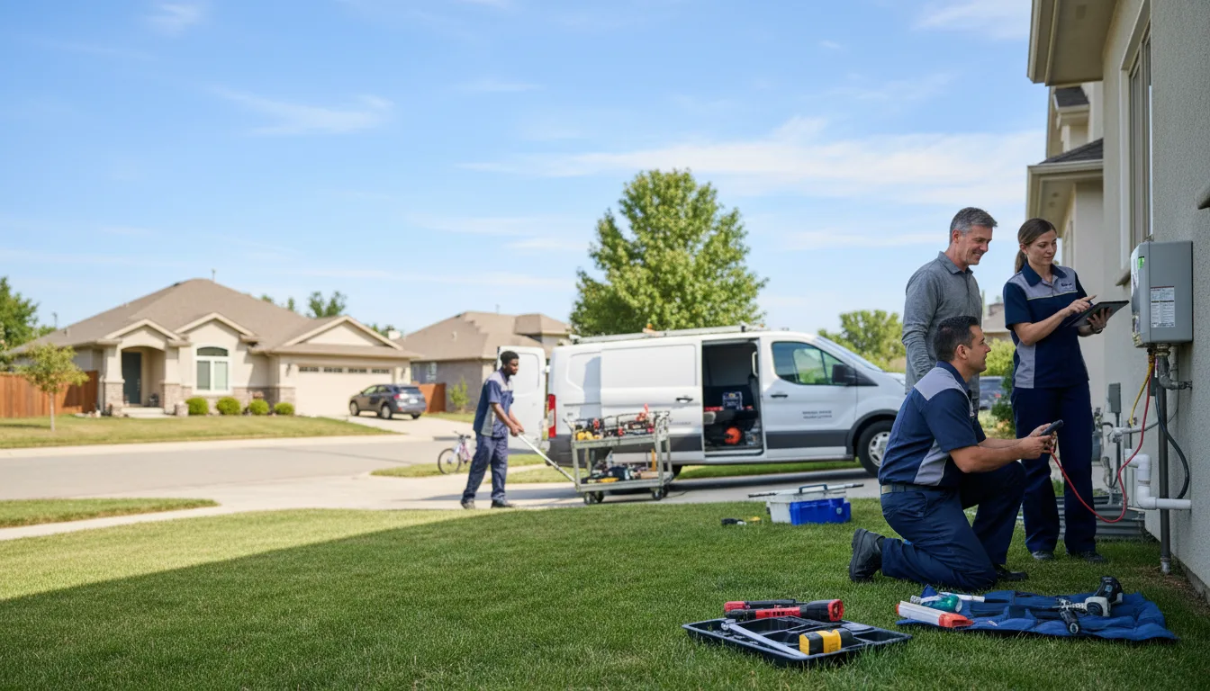 Tankless water heater service in Austin, PA